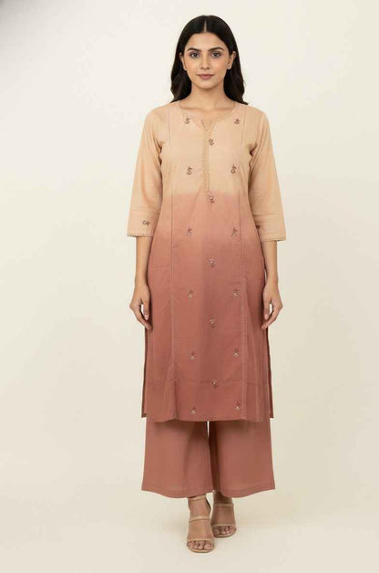 Pure Mul Cotton Three Piece Dupatta Set