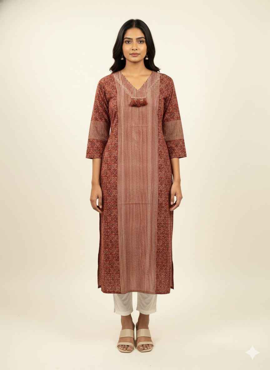 Premium Cotton Straight Kurta