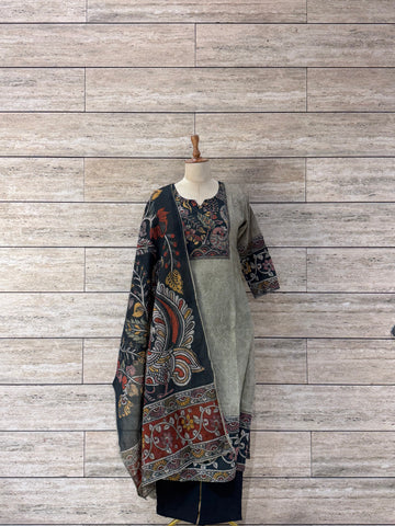 Ajrakh print pure Cotton Suit - CS059