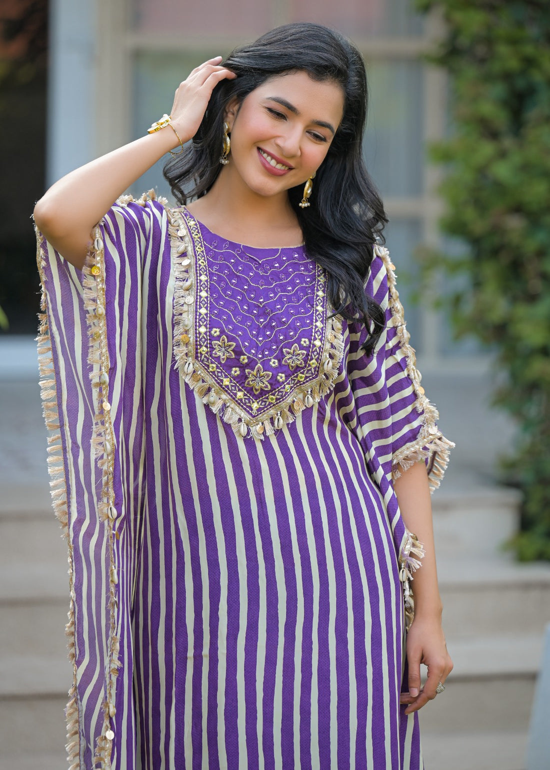 Pure Muslin Two Piece Premium Wear Kaftan Set MK011