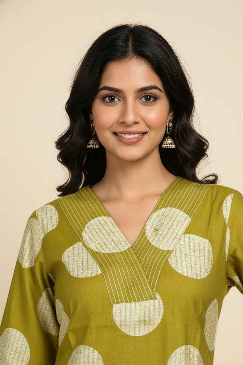 Pure muslin pent set With plazoo MPS019