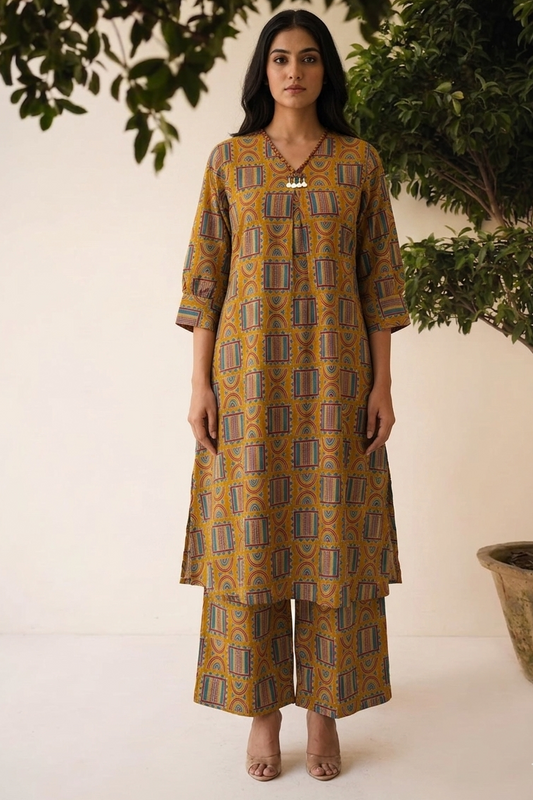 Pure Cotton Two Piece Set PS0185