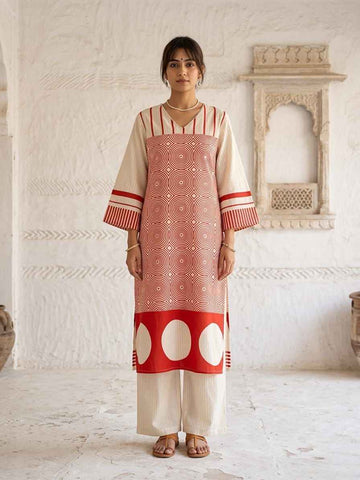 Premium Cotton Two Piece Pant  Set PS0161