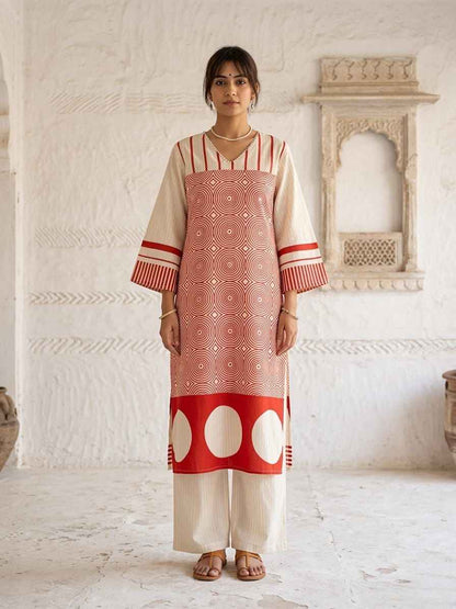 Premium Cotton Two Piece Pant  Set PS0161