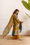 Premium Cotton Digital Print A-Line Dupatta Set CS0305