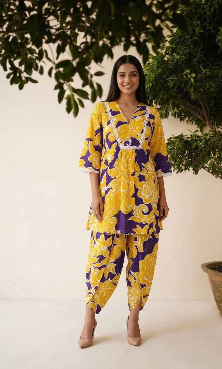Pure Cotton Co-Ord  Set