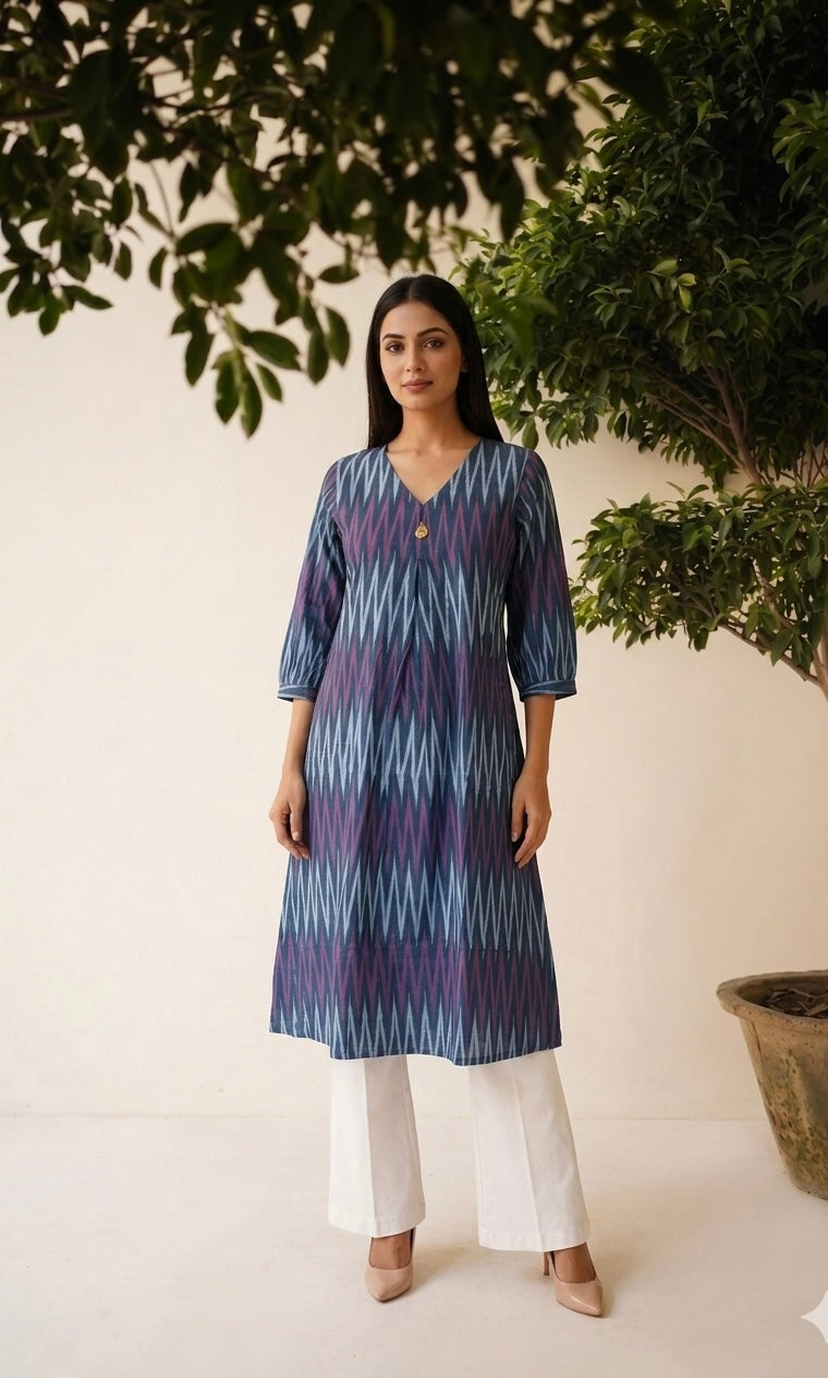 Pure Cotton Single Kurta Set 124
