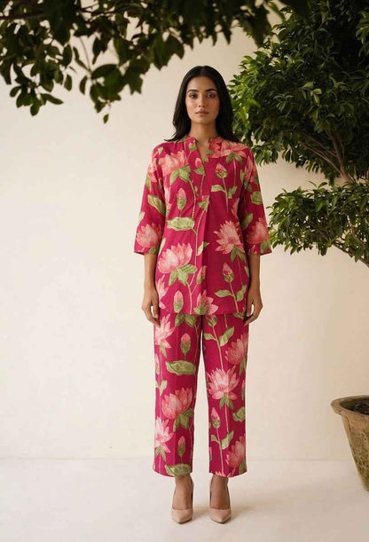 Pure Cotton Two Piece Set