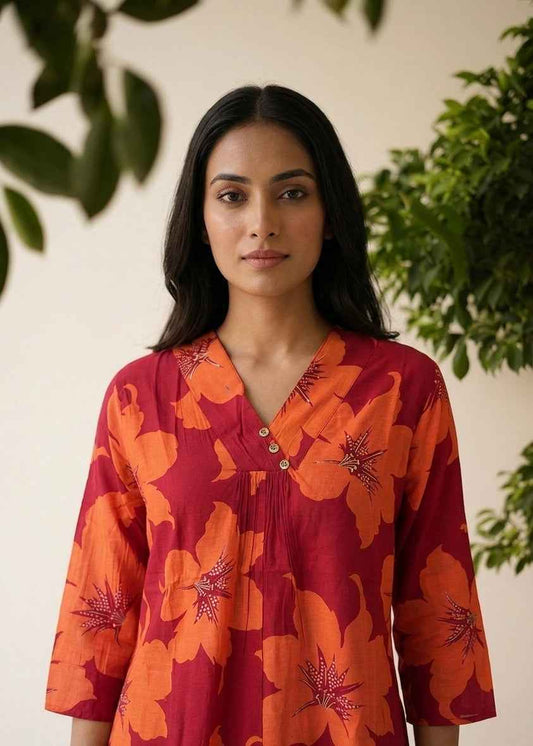 Pure Cotton Only Single Kurta Set