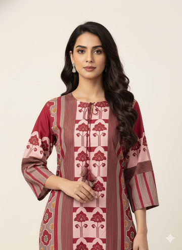 Festival Wear  Pure Muslin Three Piece  Dupatta Set  LC0159