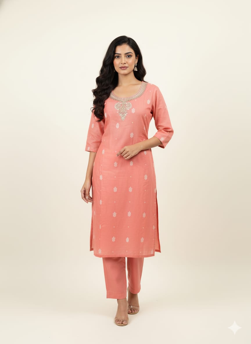 Festival Wear Pure Chanderi Silk Three Piece  Dupatta Set    LC0166