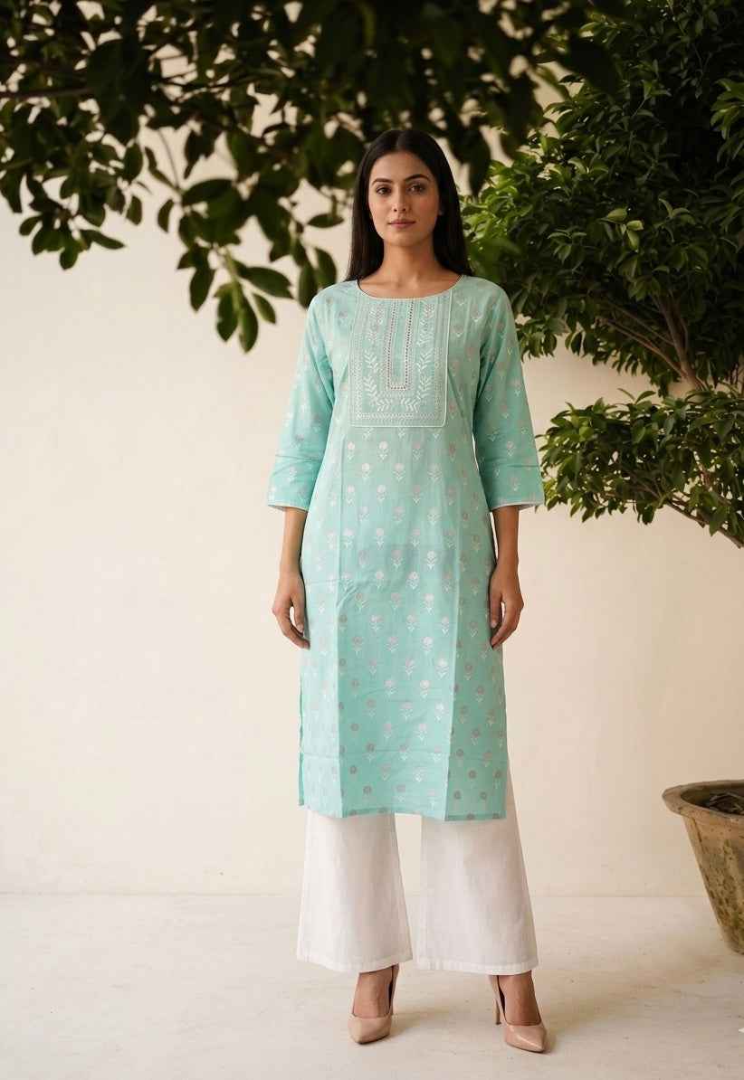 Pure Cotton Only Single Kurta Set