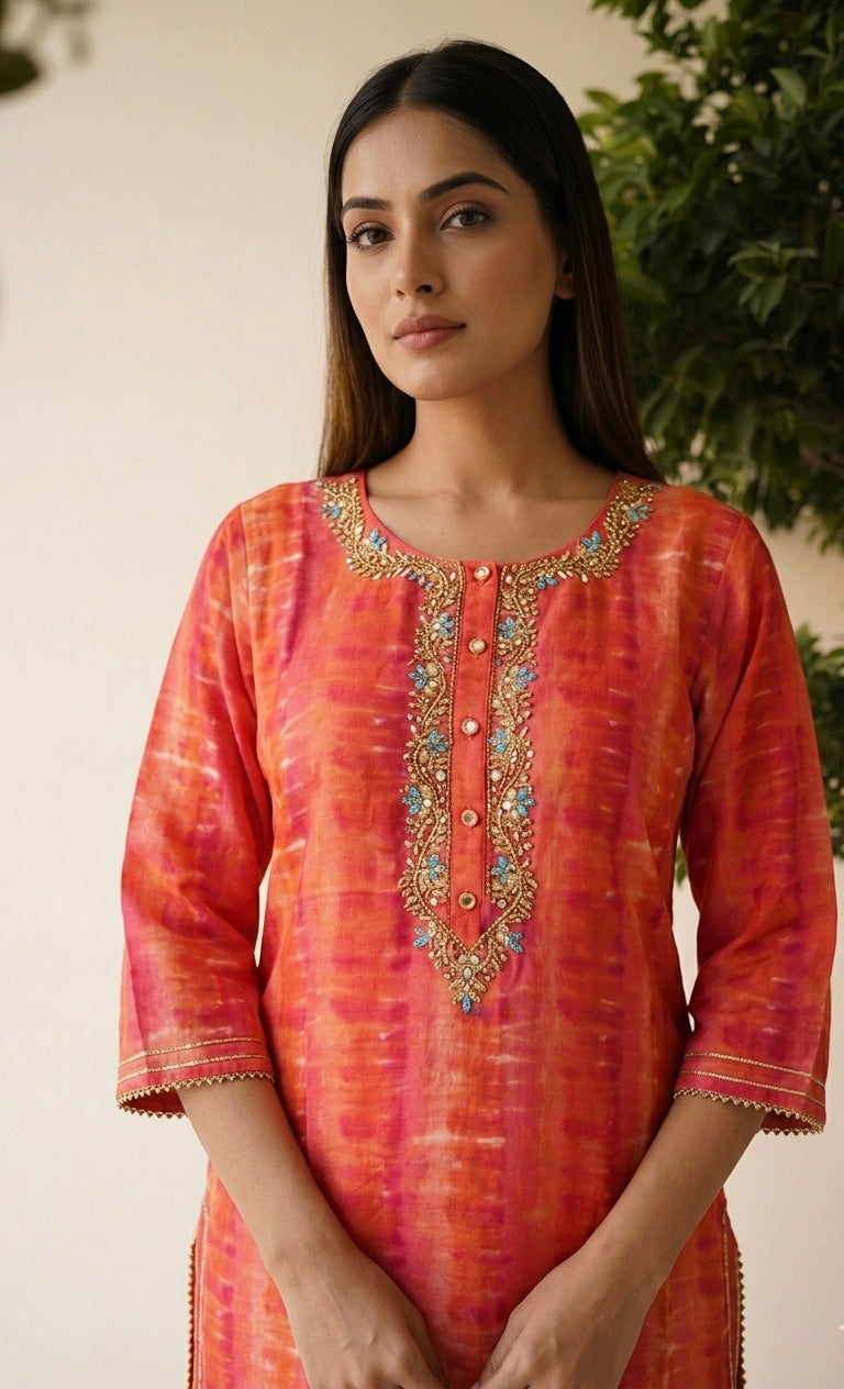Pure muslin Only Single Kurta Set 65