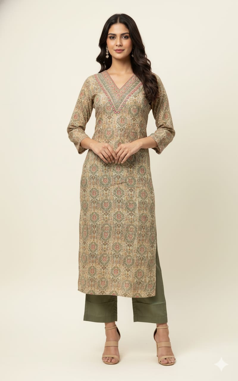 Festival Wear  Pure Silk Three Piece  Dupatta Set LC0137