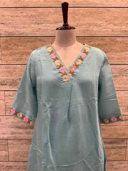 Premium Chanderi Silk Dupatta Set