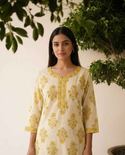 Pure Cotton Two Piece Set