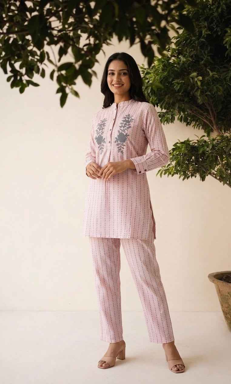 Pure Cotton Co-Ord  Set