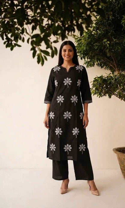 Pure Cotton Two Piece Pant Set