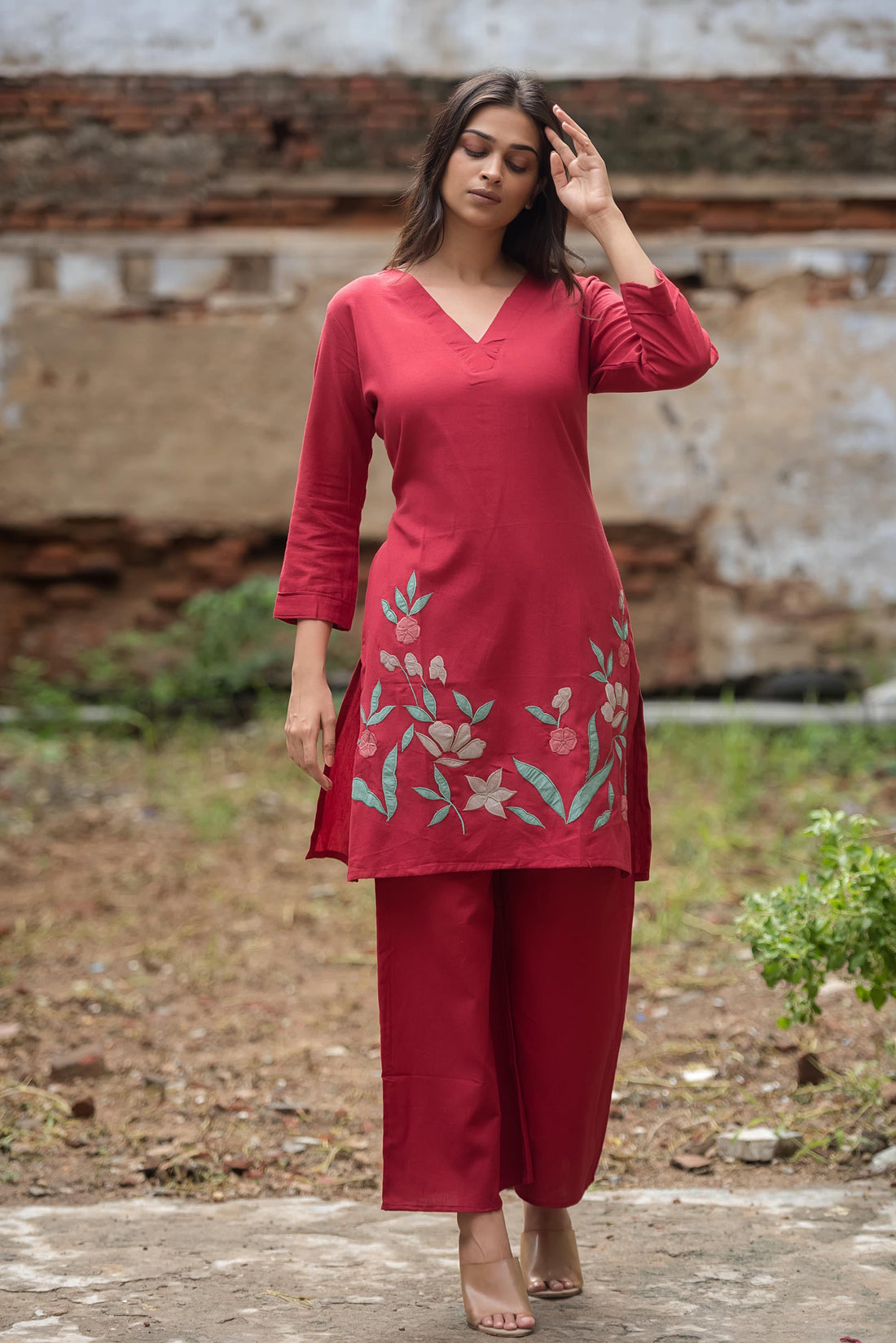 Pure Cotton Flex Co Ord Set C0S085