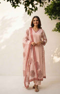 Premium Chanderi slik Dupatta Set CHS0013