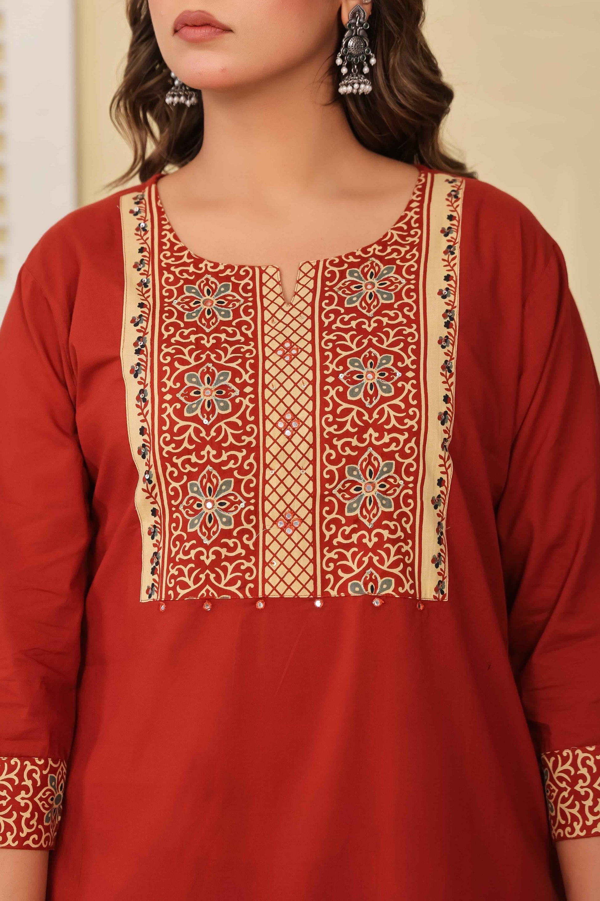 Pure Cotton Solid Base With Printed Dupatta Set CS0218