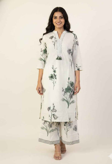 Pure cotton Floral Print Co Ord Sets COS0104