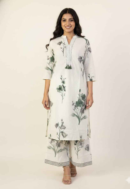 Pure cotton Floral Print Co Ord Sets COS0104