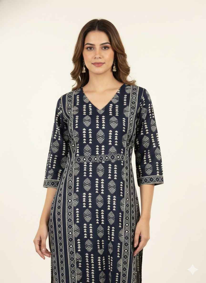 Premium Cotton Straight Kurta