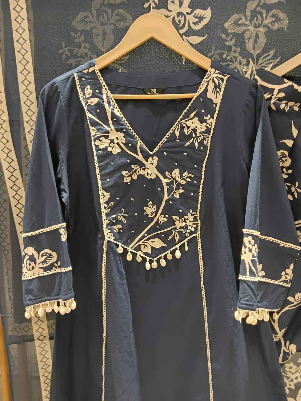 Premium cotton short Length Dupatta set  CS0236