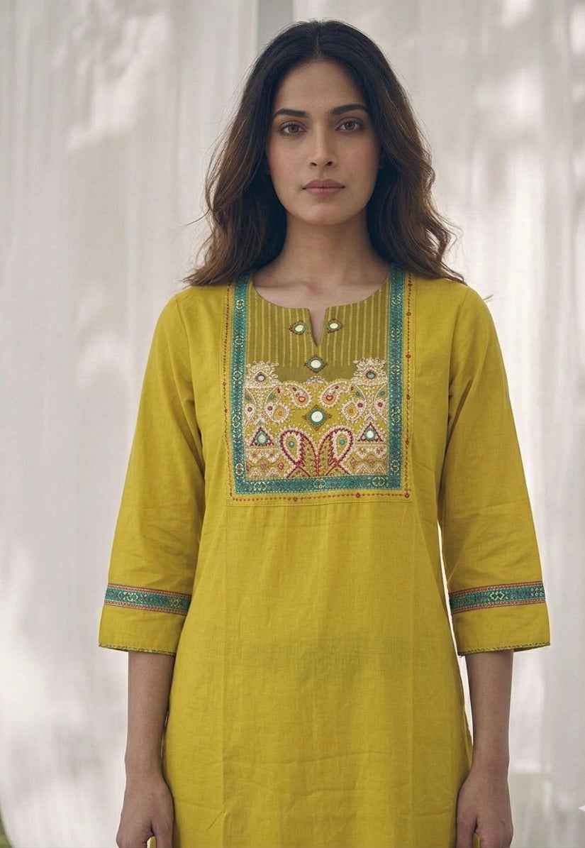 Pure Cotton Three Piece Dupatta Set
