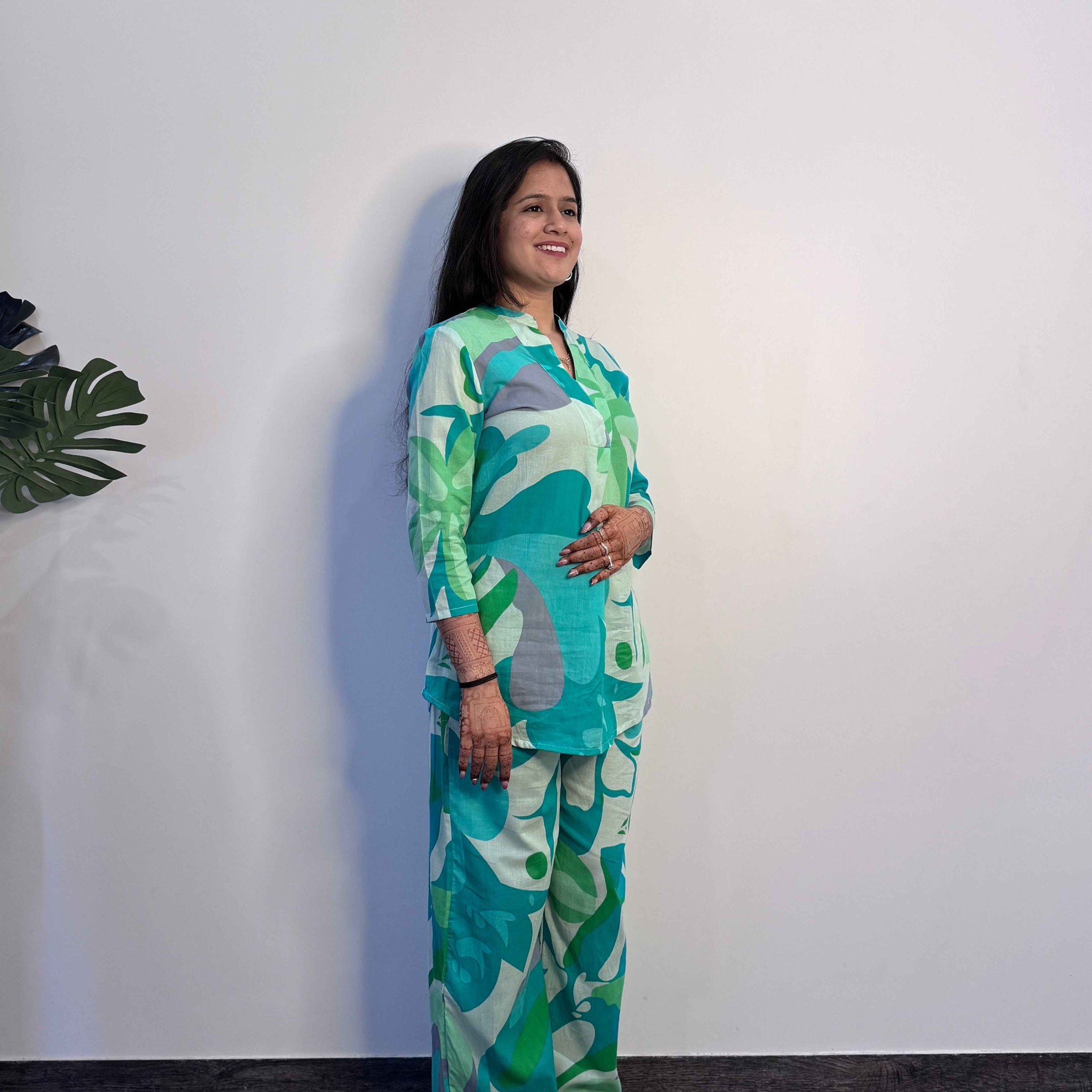 Abstract print Co Ord Set