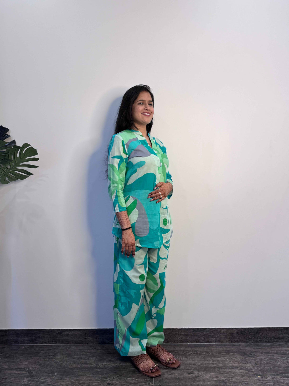 Abstract print Co Ord Set