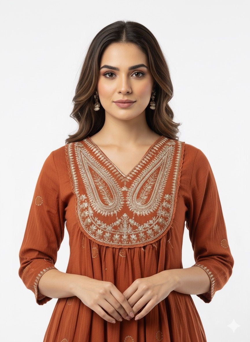 Cotton Festive Wear Solid Base Dupatta Set CS0124