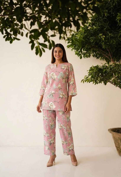 Pure Cotton Co-Ord  Set