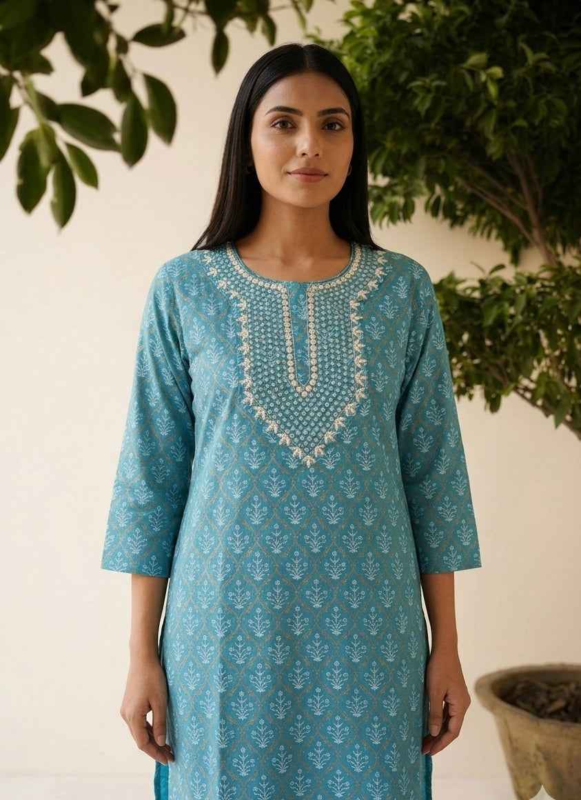 Pure Cotton Only Single Kurta Set 83