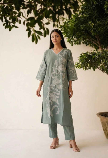 Pure Cotton flex Two Piece Set