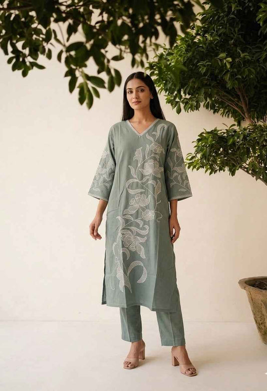 Pure Cotton flex Two Piece Set