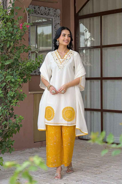 Pure Cotton Dupatta Set  CS0378