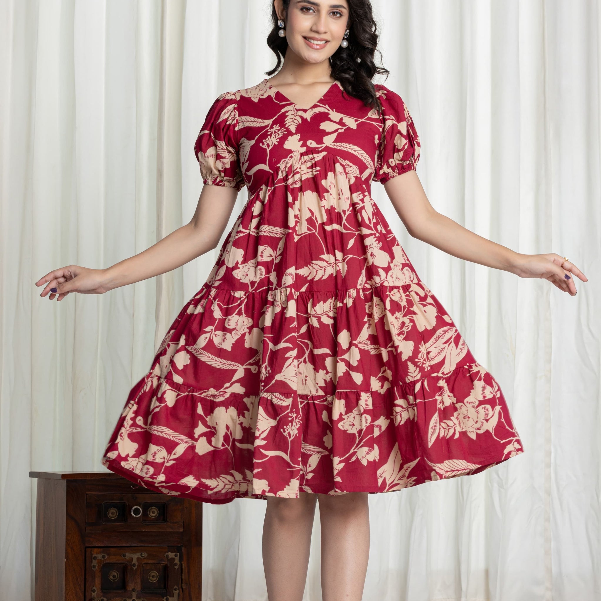 Pure Cotton Midi One Price Dress SD019