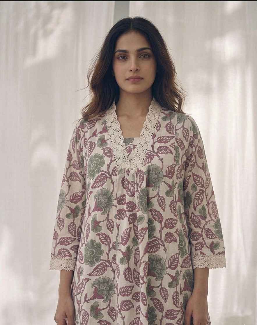 Premium Flex Cotton Two Piece Set