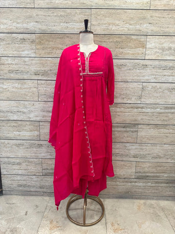 Premium Mul Chanderi Silk Dupatta Set