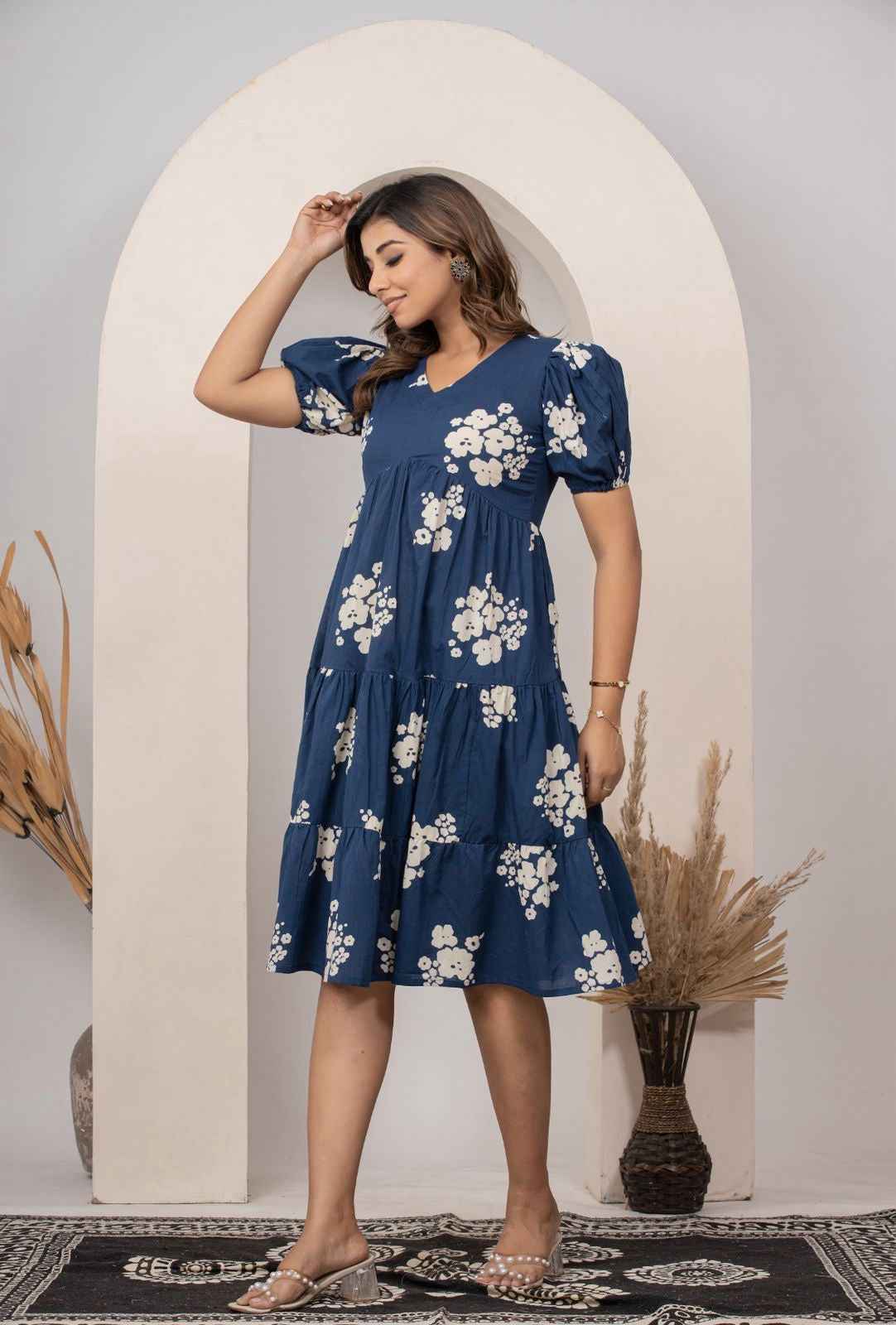 Pure cotton one pices dress SD039