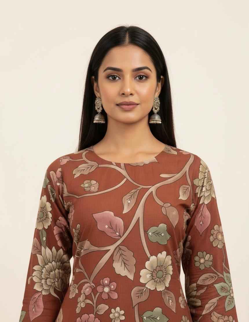 Pure cotton digital print Dupatta set