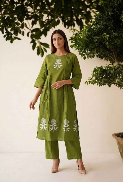 Pure Cotton Two Piece Set