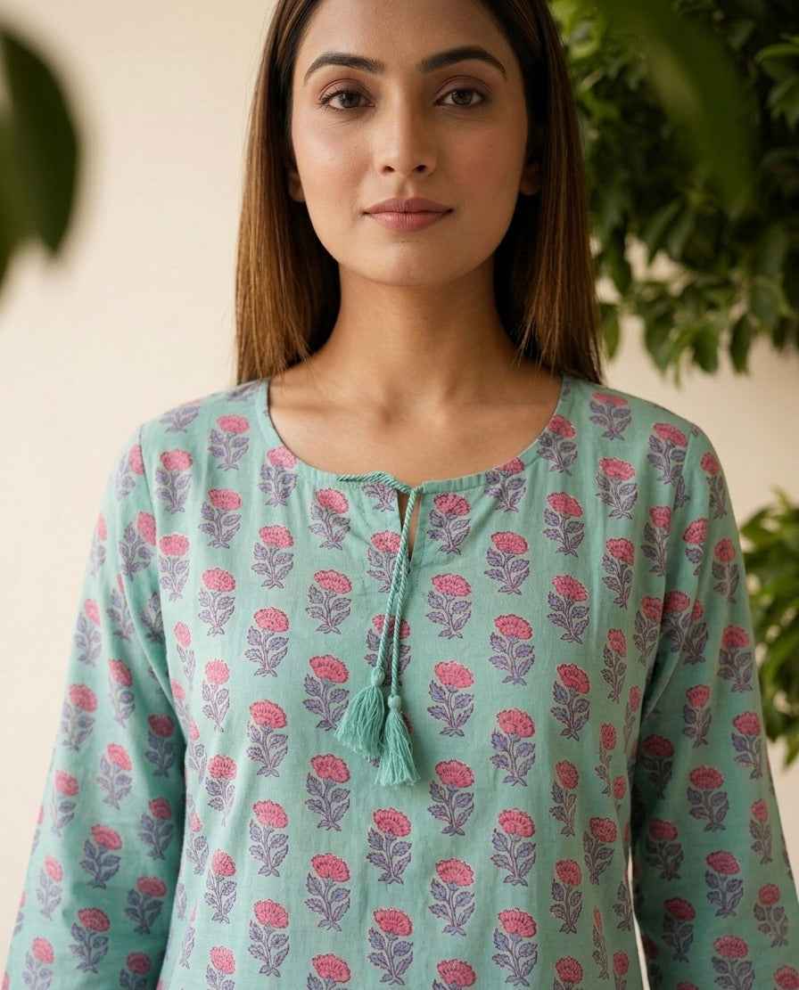 Pure Cotton Only Single  Kurta Set