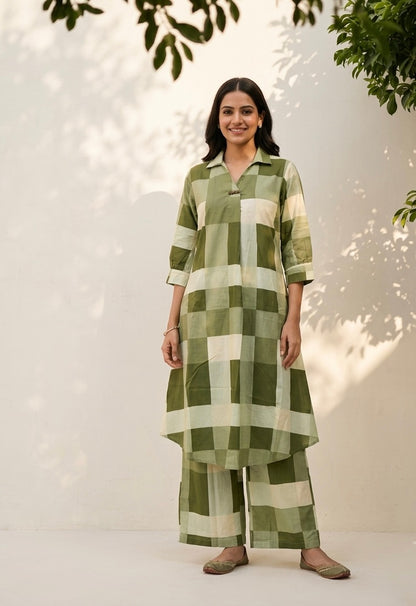 Pure Cotton A Line Printed Pant Sets