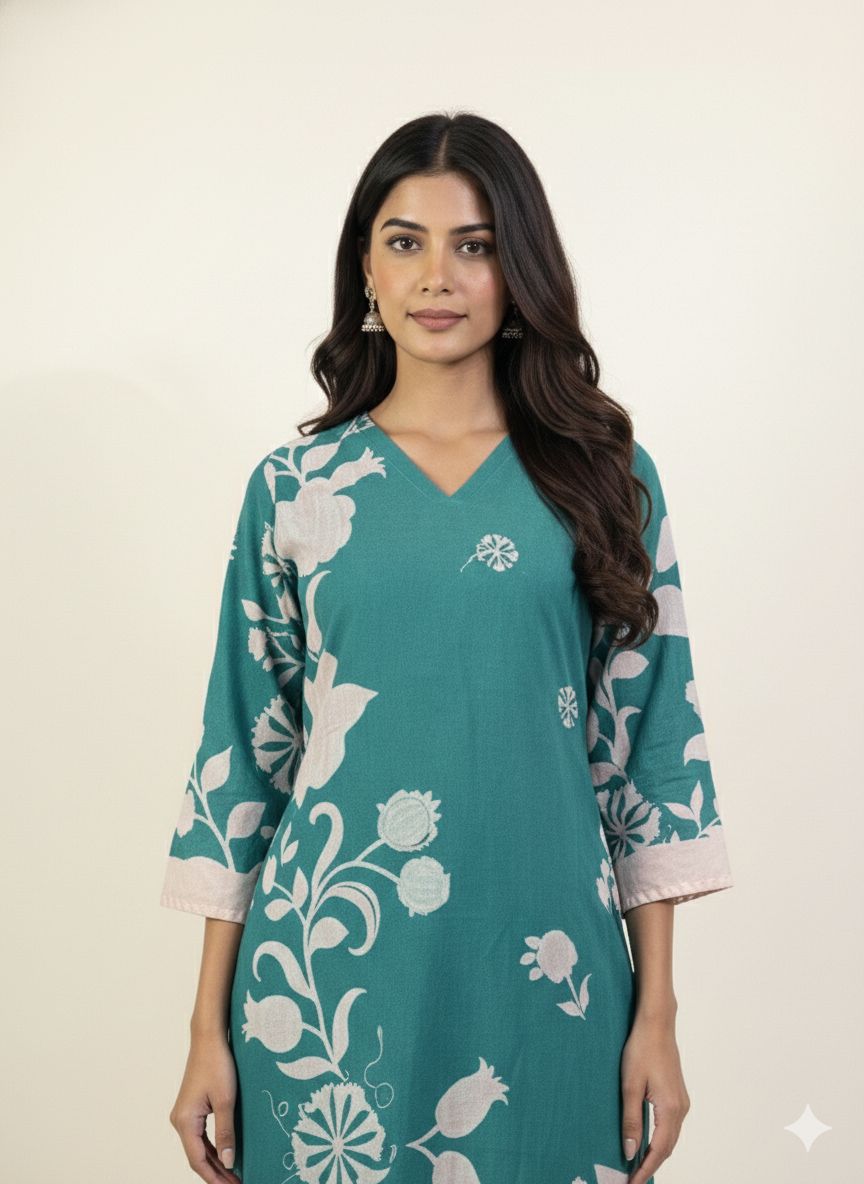 Premium Cotton Digital Print Dupatta Set CS0160