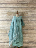 Soft Cotton Silk Kota Doriya Dupatta Set With Handwork KD004 (Copy)