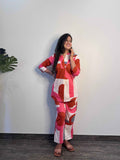 Abstract print Co Ord Set CS0019