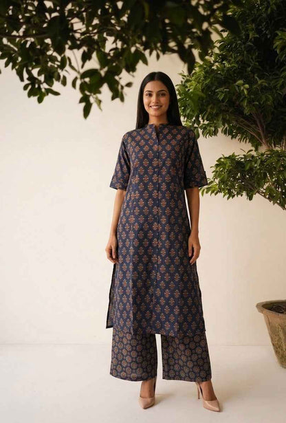 Pure Cotton Two Piece Pant Set